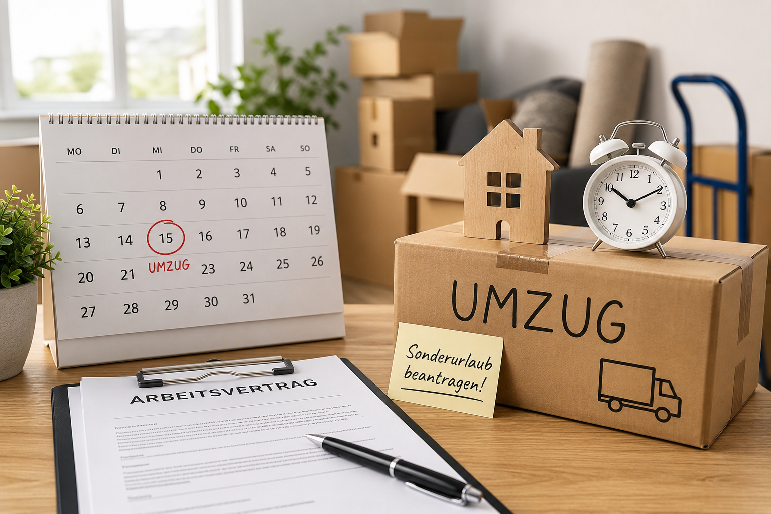 Sonderurlaub bei Umzug: Wer hat Anspruch und wie viele Tage gibt es?